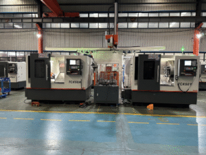 Duplex Machine with Truss Slant Bed CNC lathe
Model：TCK50A*500 and TCK50Y*400
