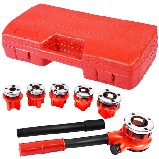 how does a pipe threader work