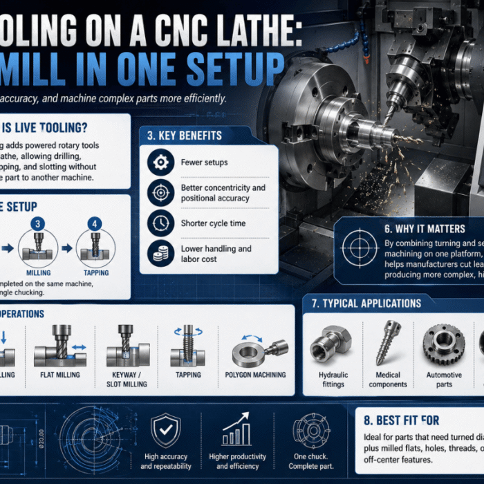 Live Tooling on a CNC Lathe: Turn-Mill in One Setup