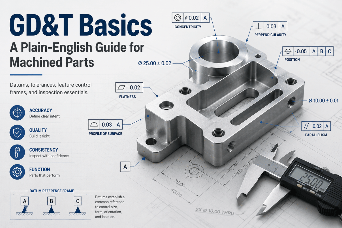 GD&T Basics: A Plain-English Guide for Machined Parts