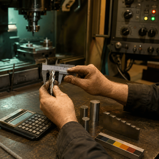 Converti SFM in RPM con la scala di velocità "Diametro-Primo".
