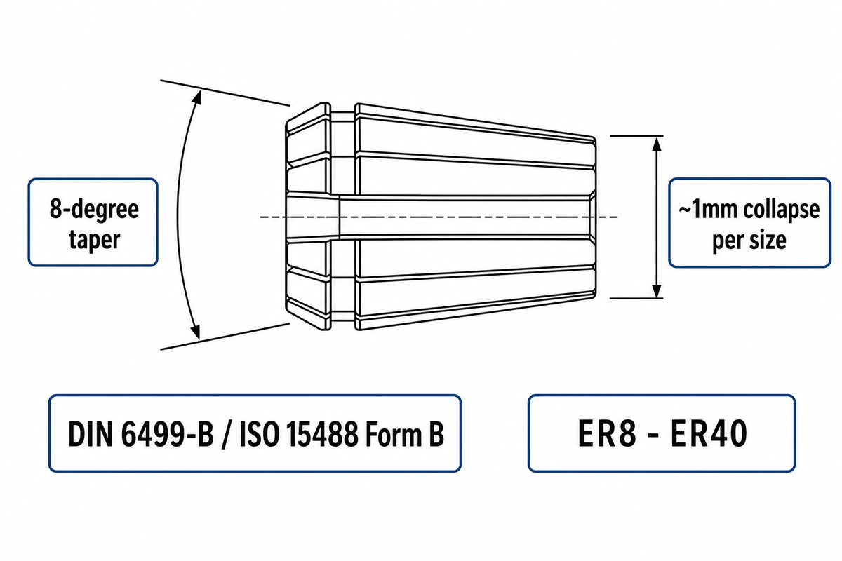 ER Collets -- The General-Purpose Standard — SHANGHAI ANTS Machine Equipment