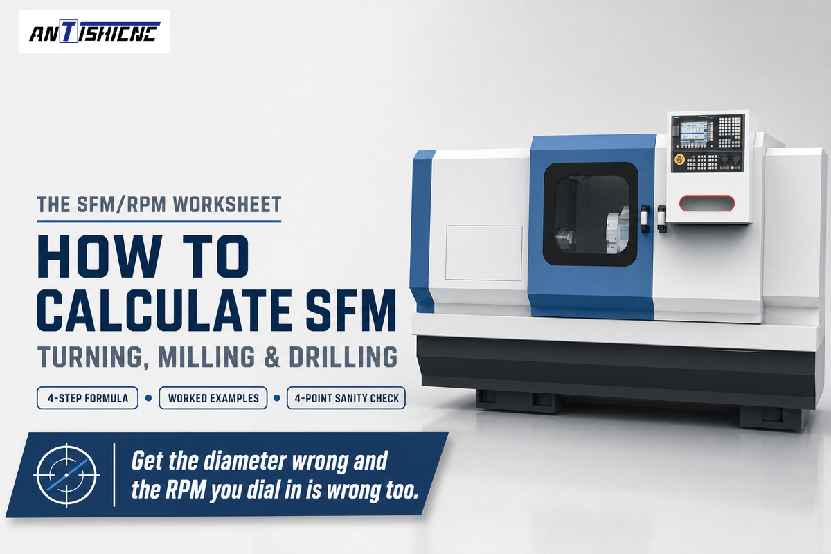 How to Calculate SFM and RPM for Turning & Milling