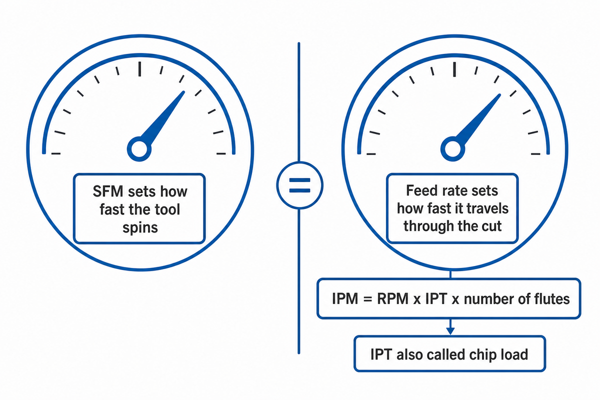 SFM vs Feed Rate (Chip Load) — Two Different Numbers — SHANGHAI ANTS Machine Equipment